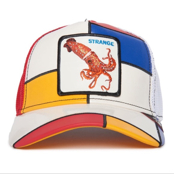 NIB Limited Edition Goorin Brothers “Strange” Squid Trucker Hat - Picture 2 of 5